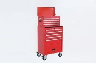 Portable red 6 lade bovenste borst &amp; 5 lade O.8 - 1.0 stalen gereedschap borst roller kabinet