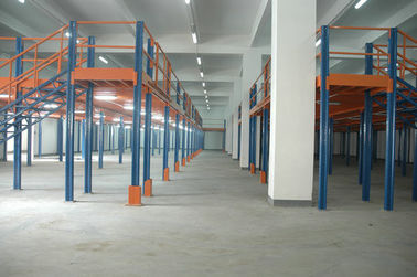 Vloer één/twee paste Op zwaar werk berekend palletrek voor Logistisch pakhuisblauw en sinaasappel aan
