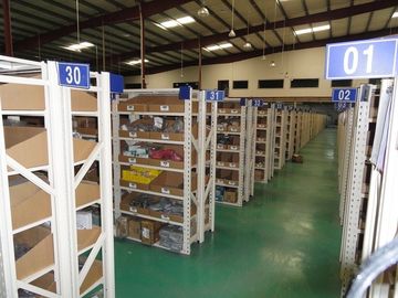 Antiroest gegalvaniseerd opslag het rekken systeem voor Logistisch centraal, Blauw/grijs