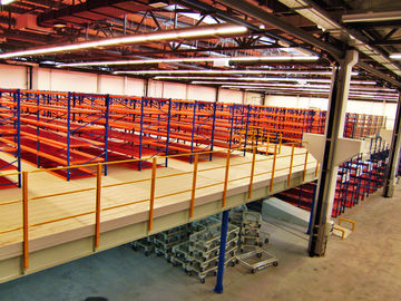 Verticale de Vloersystemen van het Liftenplatform, Poeder Met een laag bedekte Pallet het Rekken Mezzanine