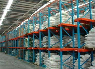 Koude ruimte het Op zwaar werk berekende selectieve pallet rekken met dubbele zijsteun