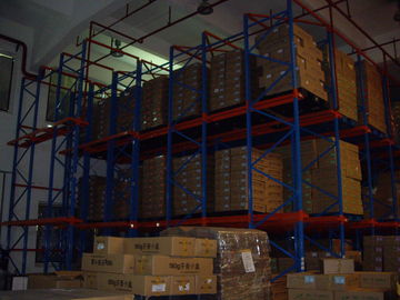 beide zijtoegangsdubbel - diepe Aandrijving in Pallet het Rekken voor industriële opslag