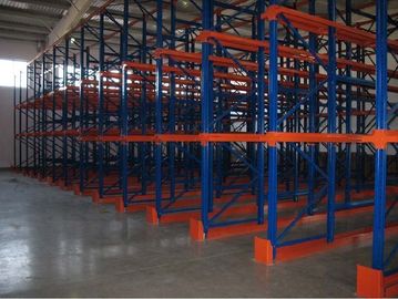 Metaal dubbele zijaandrijving in Pallet het Rekken voor koelhuis, pallet Opschortende Rekken