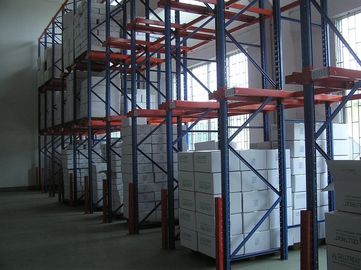 De Aandrijving van het de zuivelindustriemetaal in het rekken 1500KG per pallet lange spanwijdte met multirij
